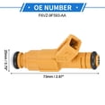 thumbnail image 6 of Unique Bargains Fuel Injector No.F6VZ-9F593-AA Fuel Injection Nozzle for Jeep Cherokee 1989-1998 4.0L Yellow, 6 of 7