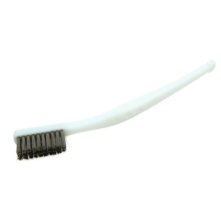 Stainless Steel Wire Brush 2pcs Car Auto Cleaning Welding Slag Stainless Steel Wire Brush with Plastic Handle ()