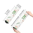 thumbnail image 4 of Rateoe Frog and Mushrooms Pattern Quarter Crew Socks,Toe Seamed Ankle Socks,Cotton Cushioned Breathable Athletic Crew Sports Socks, 4 of 7