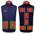 thumbnail image 2 of guisaled Heated Vest, 9 Heating Zones Men'S Heated Vest Rechargeable USB Warming Softshell Heated Vests Battery Pack Not Included, 2 of 3