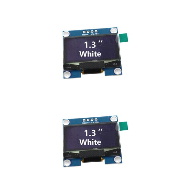 Sidaley Módulo OLED Pantalla LED Dispositivo de visualización Pantalla de iluminación automática Módulos de visualización Feria comercial de alta Blanco VCC 2piezas