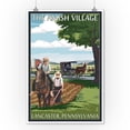 thumbnail image 2 of Lancaster County, Pennsylvania, Farm Scene, Barn Raising Scene (9x12 Wall Art Print, Home Decor), 2 of 3