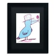 thumbnail image 2 of Trademark Fine Art "Flower Bird" Canvas Art by Carla Martell, Black Matte, Black Frame, 2 of 5
