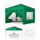 thumbnail image 1 of Gazebo Plegable 3x3m para Jardín y Mercado - 4 Paredes Laterales Impermeables con Protección Solar UPF 50+ - Altura Ajustable y Montaje Fácil, 1 of 6