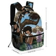 thumbnail image 2 of The Boondocks School Backpack Bookbag Cartoon Schoolbag Lightweight Book Bag Daypack, 2 of 8