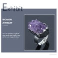 thumbnail image 4 of 1Pc Exquisite Irregular Crystal Finger Ring Finger Ring for Woman Hand Jewelry, 4 of 8