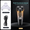 thumbnail image 2 of XH1080 Electric Rotary Shaver USB Rechargeable 3 Blades Washable Razor for Men Grooming - Black, 2 of 5
