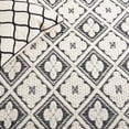 thumbnail image 6 of SAFAVIEH Marbella Rosario Geometric Area Rug, Black/Ivory, 8' x 10', 6 of 10
