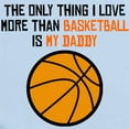 thumbnail image 2 of CafePress - Basketball Daddy Body Suit - Long Sleeve Cotton Baby Bodysuit, 2 of 4