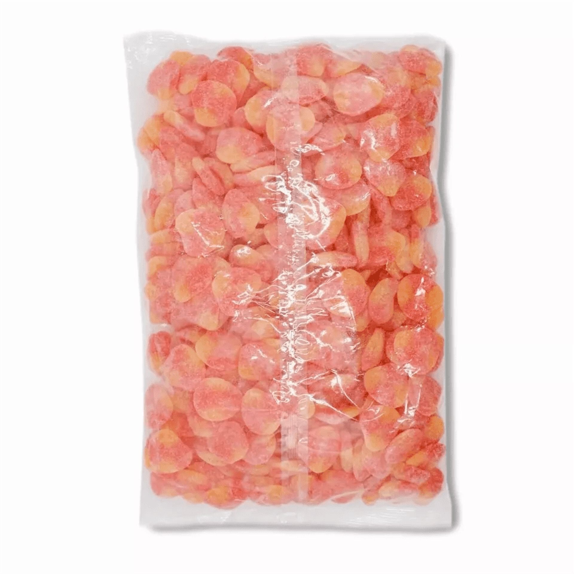 Peaches, Soft & Chewy Gummi Candies Bulk Delicious Candy (5 Pounds)