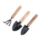 thumbnail image 1 of Juego de herramientas de jardinería, juego de 3 herramientas de jardinería para balcón, juego de 3 herramientas de jardinería - Incluye: 1 paleta de tierra, 1 rastrillo para flores, 1 tenedor, 1 of 4