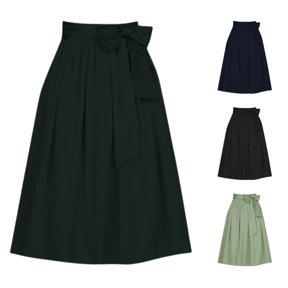 Womens Oktoberfest Apron Skirt - Adjustable Wrap with Bow Tie Waistband for Festival Party