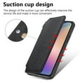 thumbnail image 2 of ELEHOLD Case for Samsung Galaxy A54 5G, Magnetic Detachable Flip Business Leather Wallet Case with Kickstand & Card Slot,Black, 2 of 9
