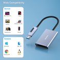 thumbnail image 5 of BENFEI CFexpress Type B Card Reader with USB 3.2 (Gen 2) 10Gbps USB-C&USB-A 2-in-1 Type B CFexpress Adapter Compatible with Windows/Mac/Linux/Android(Not for XQD Card), 5 of 5