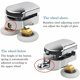 thumbnail image 3 of Shower Door Roller, 4 Double Shower Door Rollers Sliding Casters Door Replacement Wheel for Shower Stall(25mm), 3 of 5