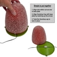 thumbnail image 3 of Set of 10 - 8" Tall Sugar Coated LED Gumdrop Christmas Pathway Lights - A/C Powered, 3 of 7