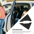 thumbnail image 2 of 4 Pcs Door Corner Guards Safety Covers Insulation Cars Black, 2 of 8