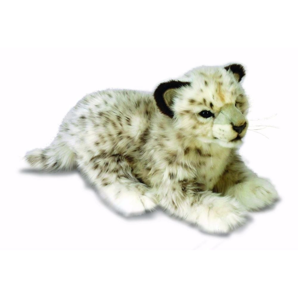Hansa Laying Snow Leopard Plush Toy - Walmart.com - Walmart.com