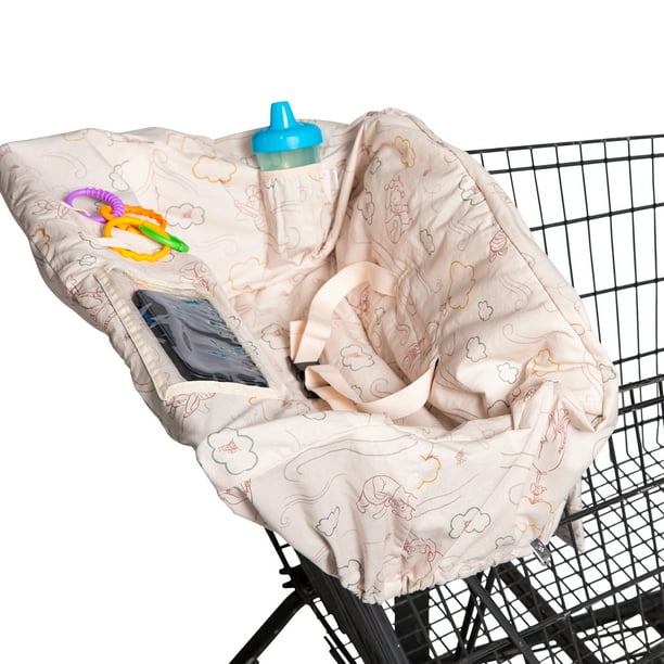 J.L. Childress Disney Baby Shopping Cart & High Chair Cover for Baby to