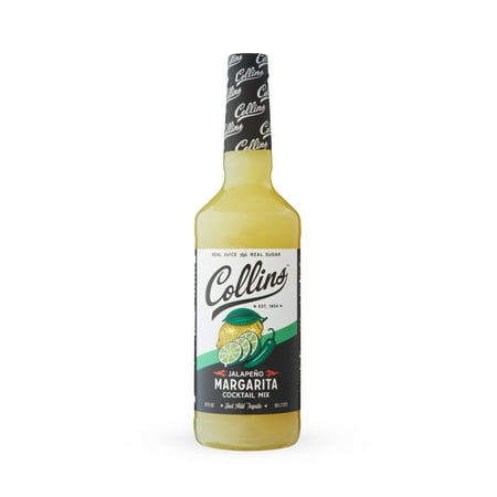 Collins Jalapeno Margarita Mix - Made With Jalapeno Puree, Lime, Lemon & Orange