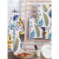 thumbnail image 2 of Watercolor Botanical Kitchen Dish Towels for Drying Dishes Set of 4, Blue Yellow Leaves Floral Plants Spring Waffle Weave Microfiber Hand Tea Bathroom Towels Quick Dry & Absorbent Towel 15.7x23.6, 2 of 7