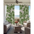 thumbnail image 6 of Green Spring Floral Blackout Curtains for Bedroom Living Room Darkening Curtains 63 Inches Long Pastoral Flower Rustic Window Curtain 2 Panels Set Insulated Window Treatment Grommet Drapes 42"x63", 6 of 9