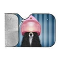 thumbnail image 2 of Bingfone Dog In Hairdresser Car Windshield Sunshade,Sun Foldable Sun Shield Sun Visor For Car - Small, 2 of 8