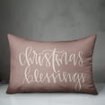 thumbnail image 3 of Creative Products Christmas Blessings Script 14x20 Spun Poly Pillow, 3 of 3