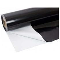 Vapor Barrier Supply - Black/White Plastic Sheeting - 20 mil - Dura Smooth, Thick Plastic Sheeting, Drop Cloth, Vapor Barrier Covering for Crawl Space, Low Density Polyethylene (12' x 10'), VBSDS20