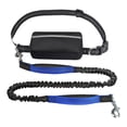 thumbnail image 4 of Tuvgenk Hands Free Dog Leash with Waist Pouch Shock Absorbing Bungee Dual Padded Handles Adjustable Belt for Running Walking Training Outdoor, 4 of 5