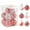 Red, variant on BadPiggies Clear Plastic Christmas Ball Ornaments, 2.4 Inch Glitter Balls for Tree Decoration, Shatterproof for Holiday Wedding Party Gifts -12Pcs Rose Gold