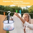 thumbnail image 7 of 48 Pcs Clothes Pegs,Plastic Clothes Pins Heavy Duty Outdoor for Hanging Clothes,Colored Clothespins Clips with Mesh Clothes pin Bag,Crafts Picture Clips Food Package Clips, 7 of 7