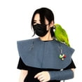 thumbnail image 1 of Parrot Anti-Scratch Bird Poop Shoulder Protector Bird Anklet Toys, Multi-Functional Bird Diaper Flight Suits Pee Pads Diaper Poop Shawl for Medium Cockatiel Parakeet Macaw, 1 of 5