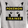 thumbnail image 3 of Pokémon - Pikachu Trainer - Youth Crewneck Fleece Sweatshirt, 3 of 5