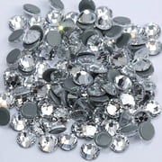 The Original Bedazzler - Iron on Rhinestones Fashion Decor Hat Shirt Belt Scarf- 150 Pieces Clear