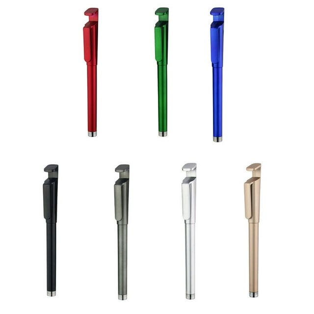 VONKY Dry Gel Pen Refillable Pens Phone Holder Teacher Signatures Drawing Writing Tool for School Office Home Classroom Silver