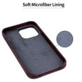 thumbnail image 6 of Dockem Card Case for iPhone 14 Pro Max with Built-in Metal Plate for Magnetic Mounting & 2 Pockets: Luxe M2 (Burgundy), 6 of 10