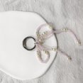 thumbnail image 7 of Bottone Sweet Pearl Beaded Bowknot Keychain Pendant Fashion Lovely Hangings Ornament Keyring Backpack Decoration Charm Jewelry, 7 of 7