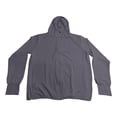 thumbnail image 6 of Men's Sun Protection Hoodie Full Zip Lightweight Cooling Long Sleeve Athletic Shirt with Thumb Holes for Fishing Hiking Outdoor,L,Dark Gray, 6 of 8