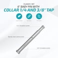 thumbnail image 2 of Baby Pin Flashpoint 6 con cuello de 15 cm con grifo de 1/4 y 3/8, 2 of 8