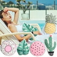 thumbnail image 1 of Cojín tropical para exteriores 14x16 pulgadas - Cojín reclinable para patio de piscina en la playa de verano con inserción, cojín decorativo de algodón multicolor para dormitorio sofá, 1 of 7