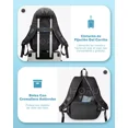 thumbnail image 4 of Mochila Escolar Viaje Para Laptop 15.6 Inch Mochilas Hombre Antirrobo Negro IFORU 30 L, 4 of 8