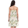 thumbnail image 3 of Dailycode Summer Dresses for Women Strapless Casual Beach Cover Ups Cactus and Alpaca Tube Top Sundress, 3 of 8