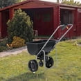 thumbnail image 2 of Walk Behind Spreader, Tow Behind Broadcast Spreader, 70lbs Capacity Hopper, Fertilizer Spreader with 15 Adjustable Flow Control Lever for Fertilizer, Grass Seed, Salt, Ice Melt, Lawn, 2 of 4