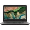 Restored Lenovo 300e Chromebook 2nd Gen MTK 11.6" Touchscreen (MediaTek MT8173C, 4GB RAM, 32GB) Convertible 2-in-1 Laptop - Black (81QC)