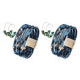 thumbnail image 1 of Pulseras pendientes sweethay estampado de leopardo Colgante Brazalete Buena artesanía Joyería de moda Regalos para el Día de la madre, 1 of 6