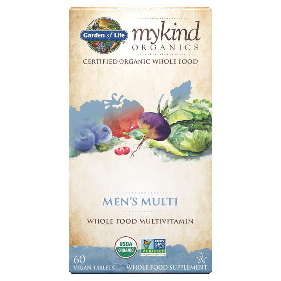 Garden of Life mykind Organics Men's Multi Tablets 60ct