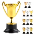 thumbnail image 1 of KAKOWELY 12 piezas de pequeños adornos decorativos para trofeos de simulación para niños, trofeo de plástico para niños., 1 of 4