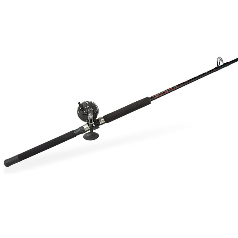 PENN 6'6” Warfare Level Wind Fishing Rod and Reel Conventional Combo 