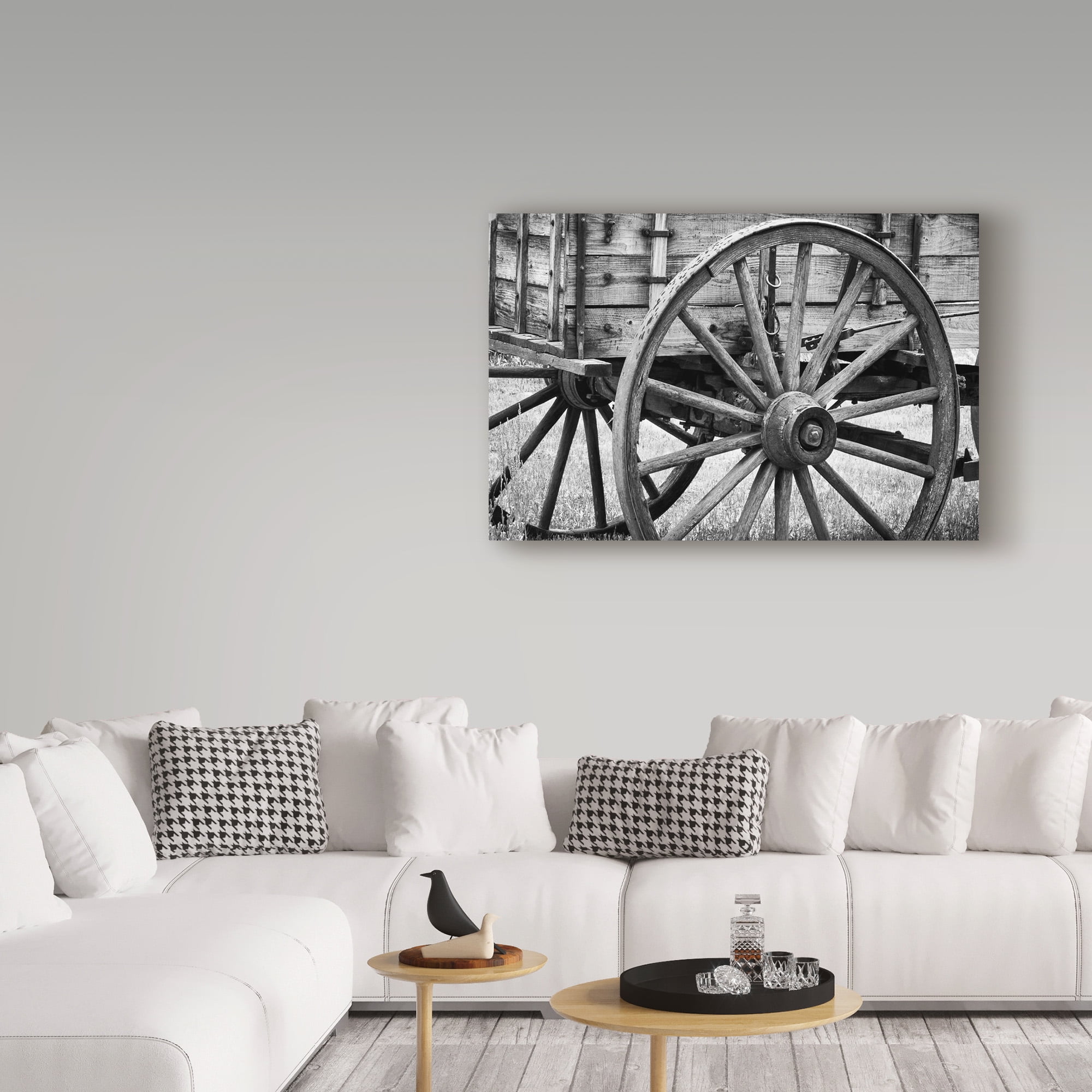 Trademark Fine Art 'Wagon Wheel Cart' Canvas Art by Brenda Petrella Photography Llc